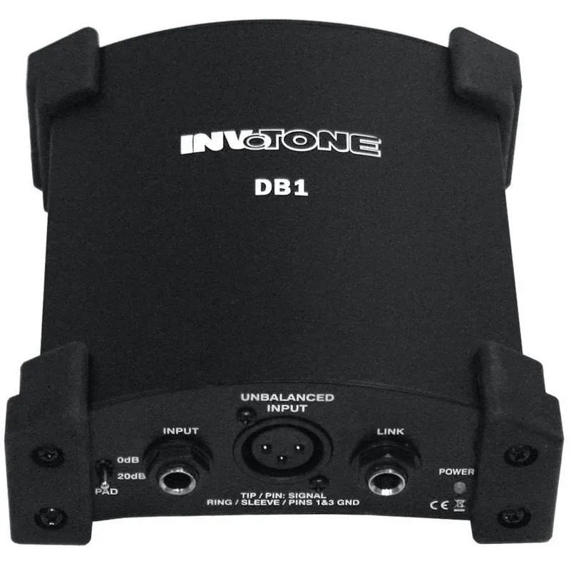 Invotone DI-Boxes DB1 boîtier DI actif mono jack XLR