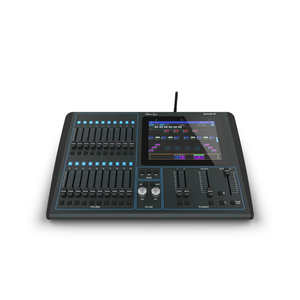 ChamSys QuickQ QuickQ10 console DMX tactile 9,7 pouces WiFi