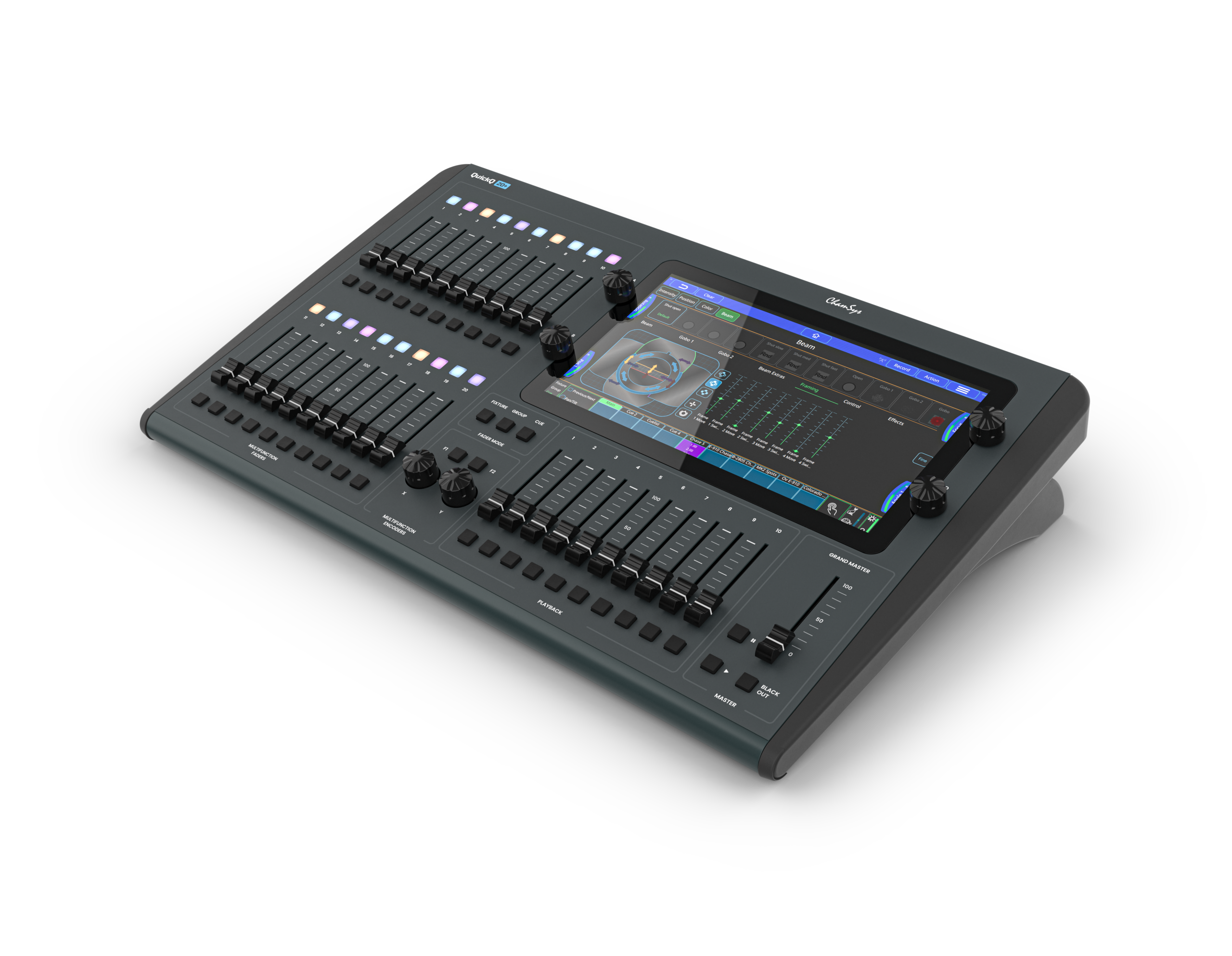 ChamSys QuickQ 20+ console éclairage 2 univers tactile