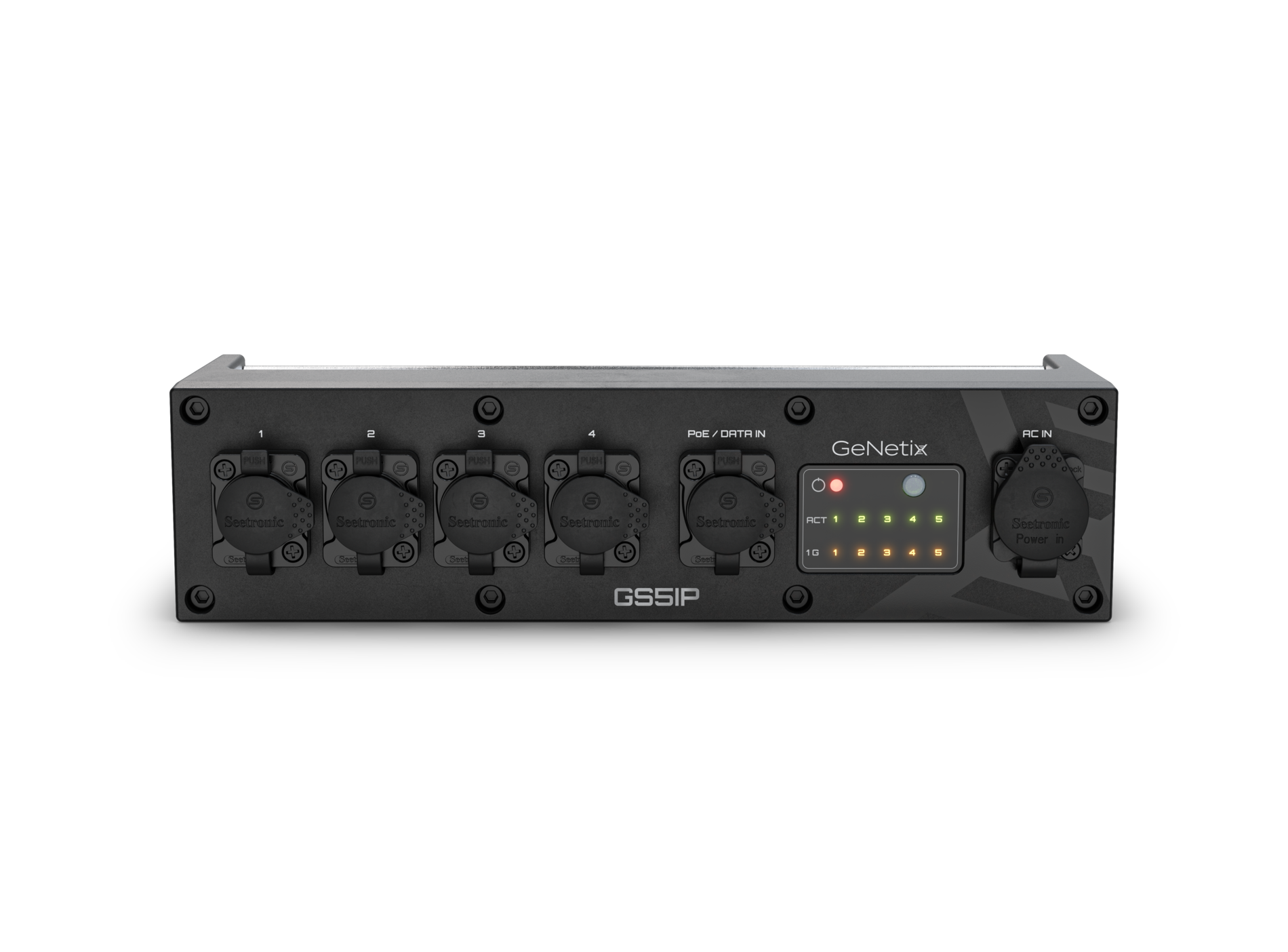 Chamsys GeNetix GS5IP switch réseau 5 ports IP65 PoE
