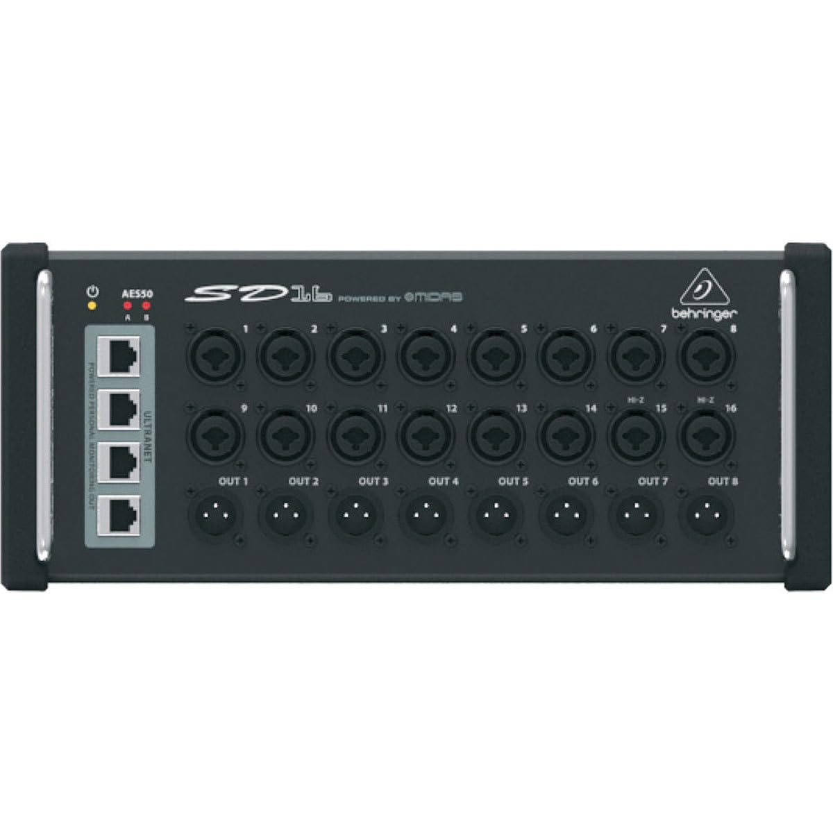 Behringer SD16 boîtier de scène 16 préamplis micro noir