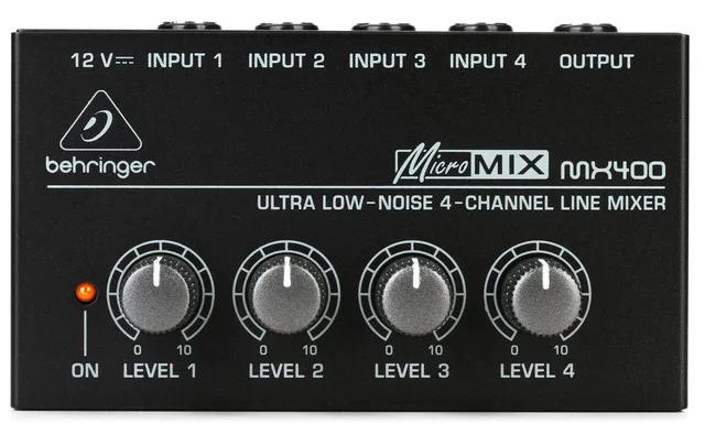 Behringer Micromix MX400 mixeur ligne 4 voies mono