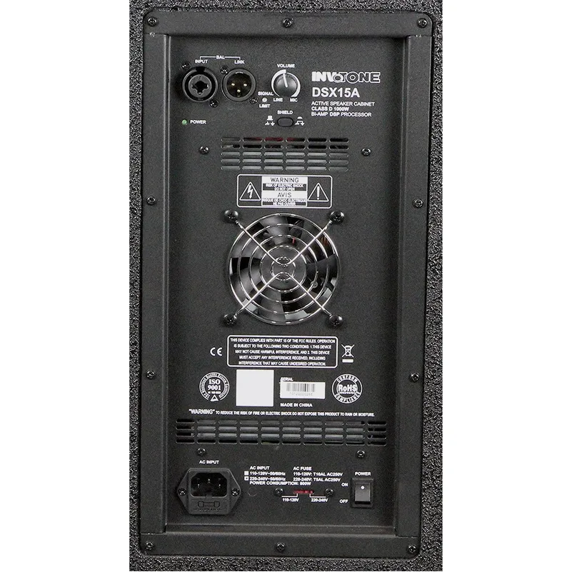 Invotone DSX15A Enceinte Amplifiée 15" Façade Scène