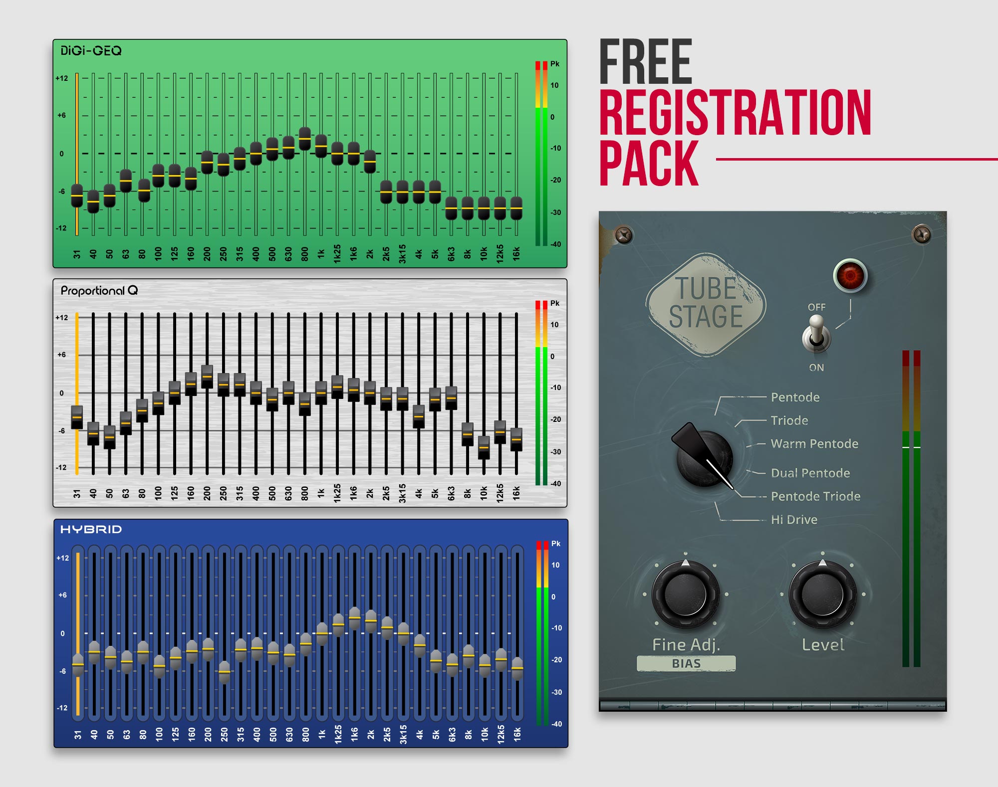 Allen & Heath Avantis Free Pack égaliseurs + préampli lampe