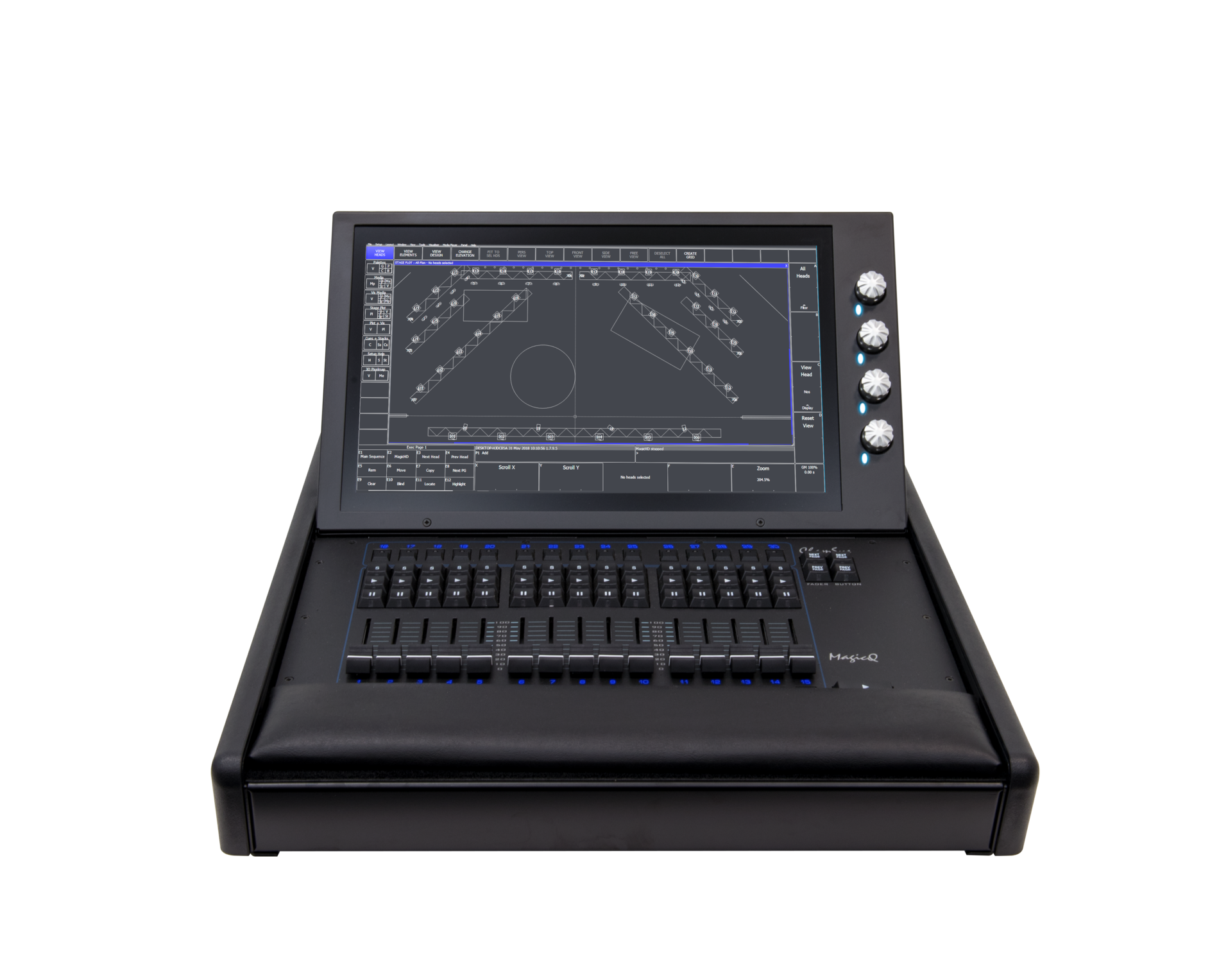 ChamSys Legacy MagicQ MQ500 Stadium Wing console DMX tactile