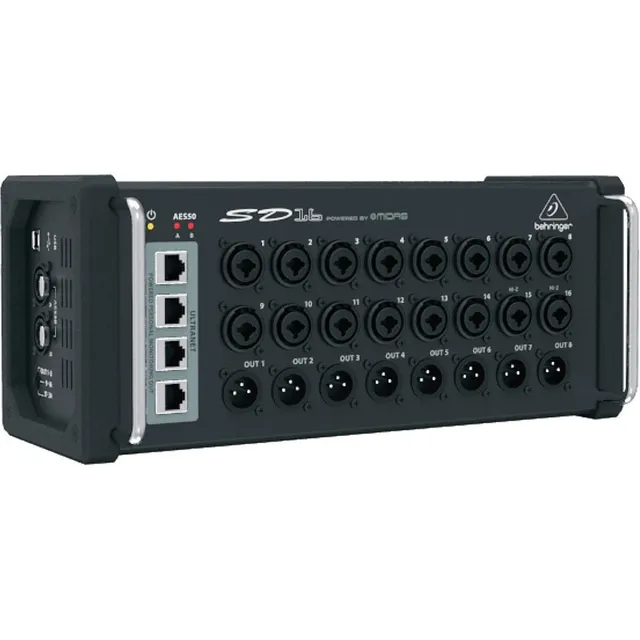 Behringer SD16 boîtier de scène 16 préamplis micro noir