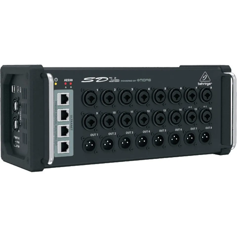 Behringer SD16 boîtier de scène 16 préamplis micro noir