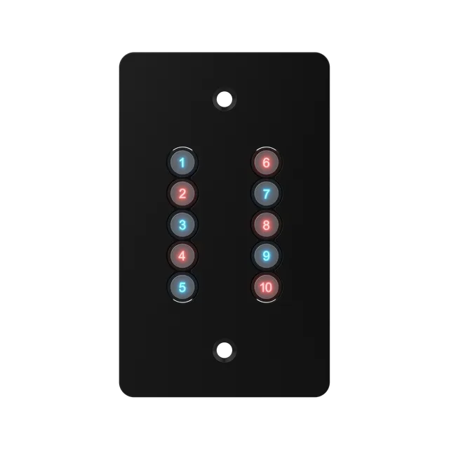 Chamsys GeNetix 10Scene Wall Plate plaque murale DMX lot de 2