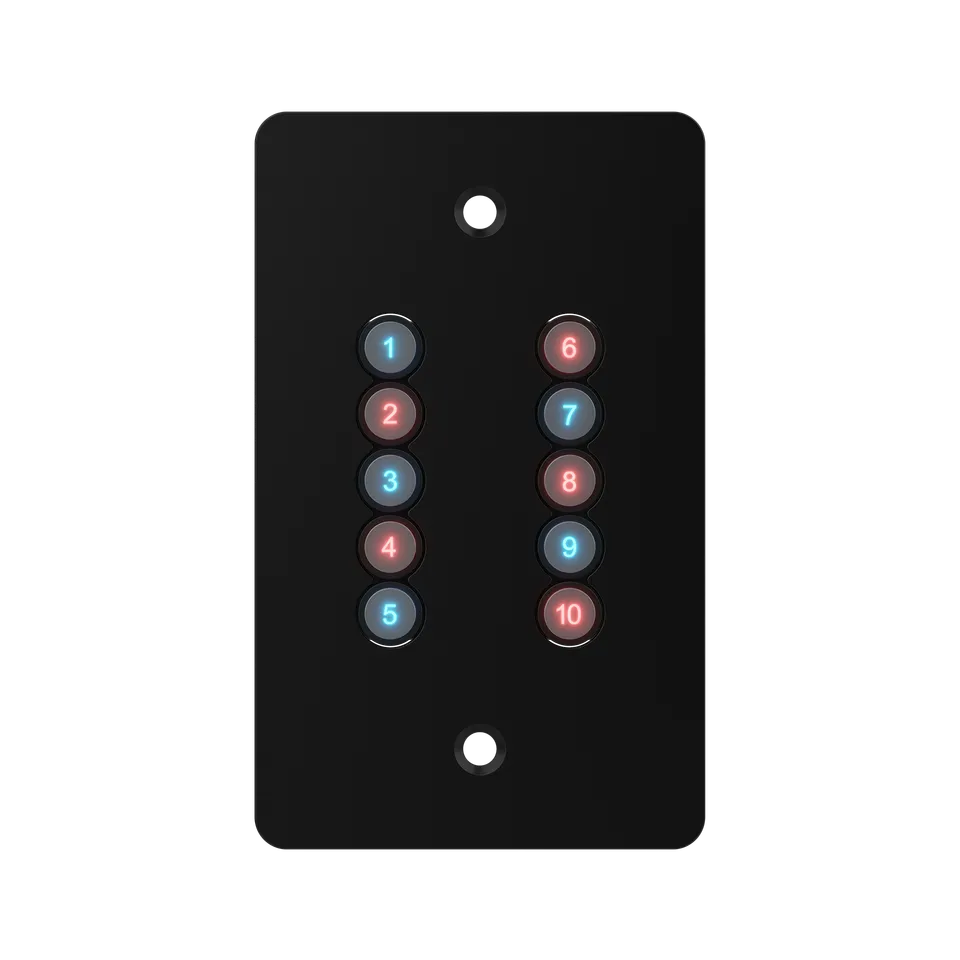 Chamsys GeNetix 10Scene Wall Plate plaque murale DMX lot de 2
