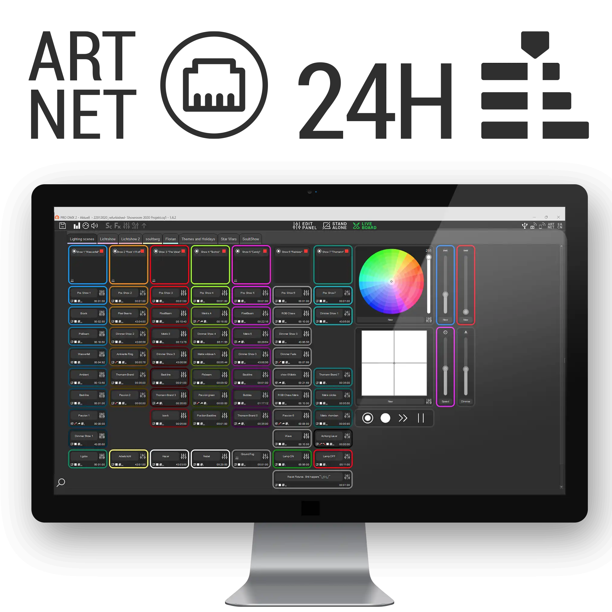 Chromateq Key File L16U licence contrôle DMX 16 univers