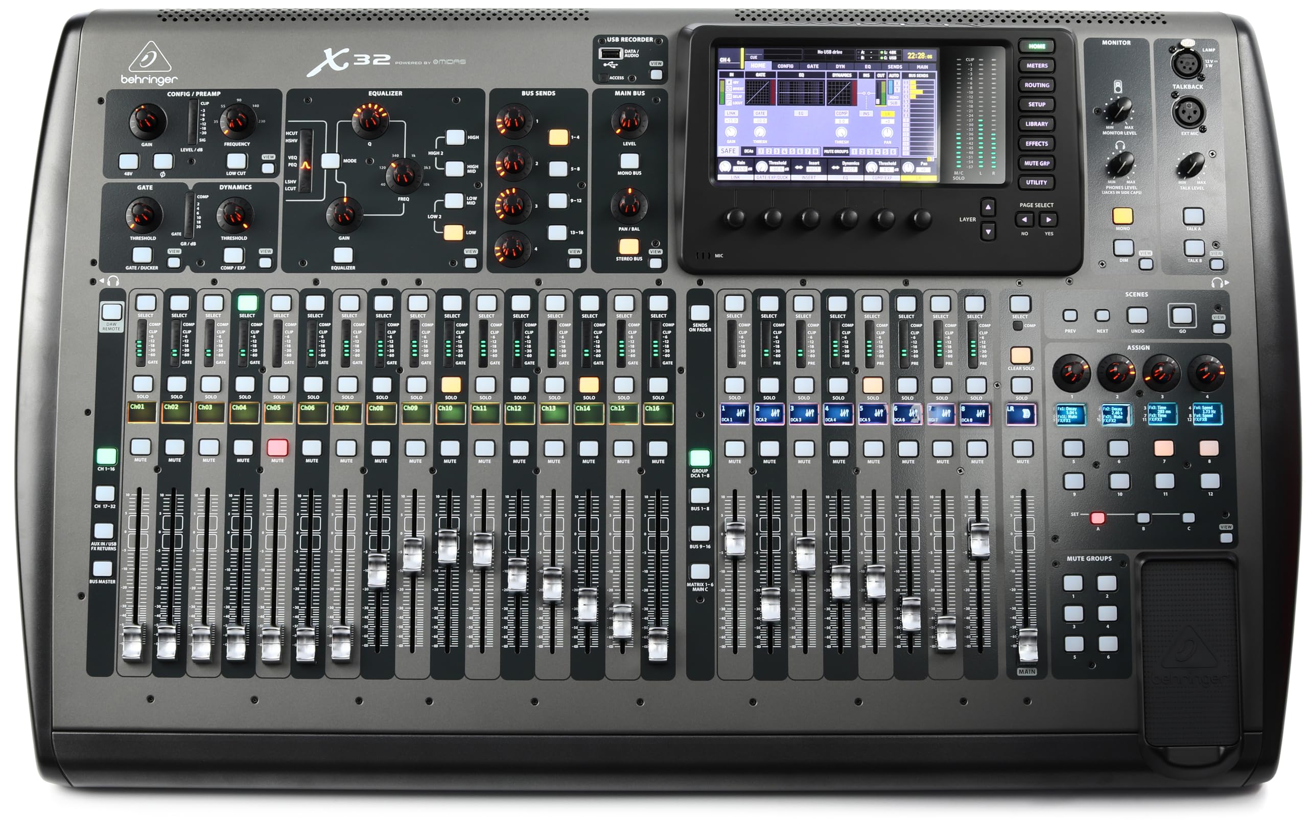 Behringer SD8 boîtier de scène 8 entrées AES50 Ultranet