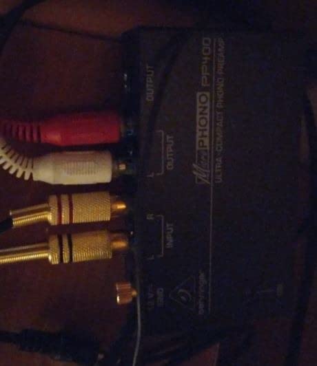Behringer PP400 Microphono préampli phono MM RCA