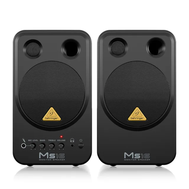Behringer MS16 enceinte monitoring 8W paire home studio