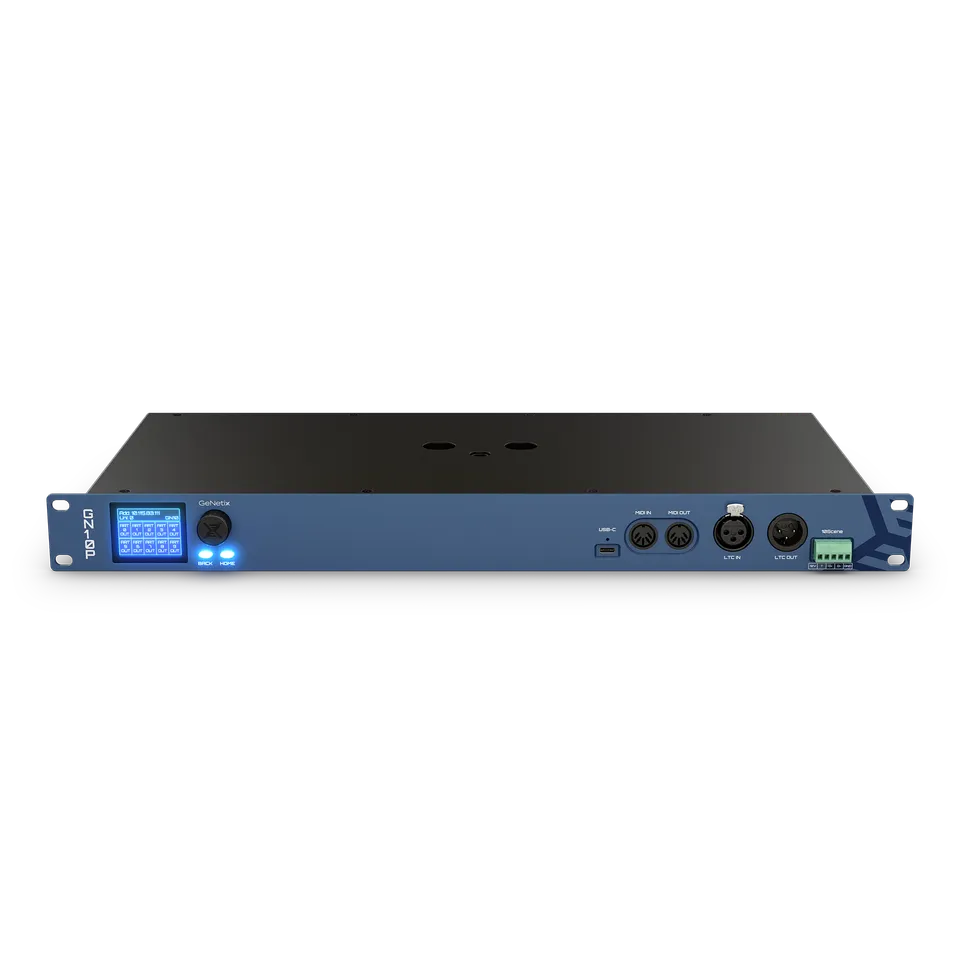 Chamsys GeNetix GN10P node DMX Phoenix PoE timecode MIDI