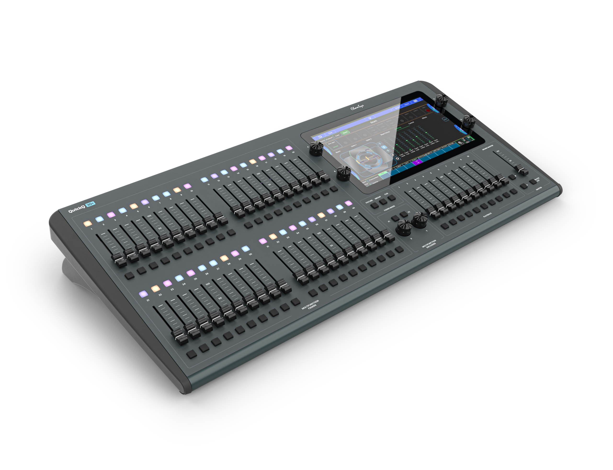 ChamSys QuickQ 30+ console éclairage 4 univers DMX