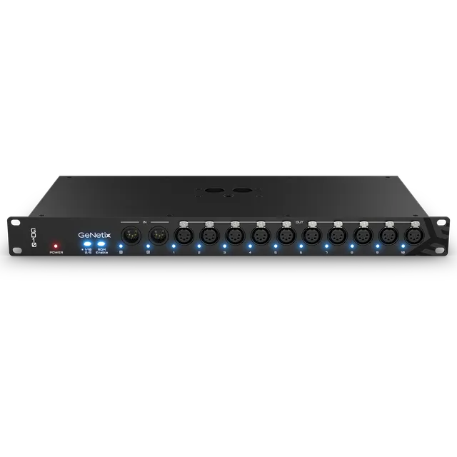 ChamSys GeNetix GD10 Splitter DMX 10 Ports 19" 1U RDM