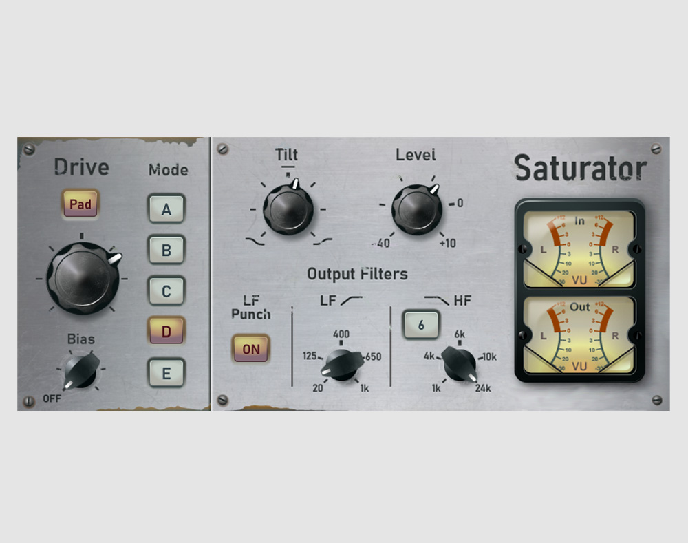 Allen & Heath dLive Saturator saturateur 5 modes