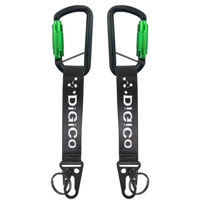 DiGiCo SD-Range Carabiner porte-clés mousqueton vert Quantum852