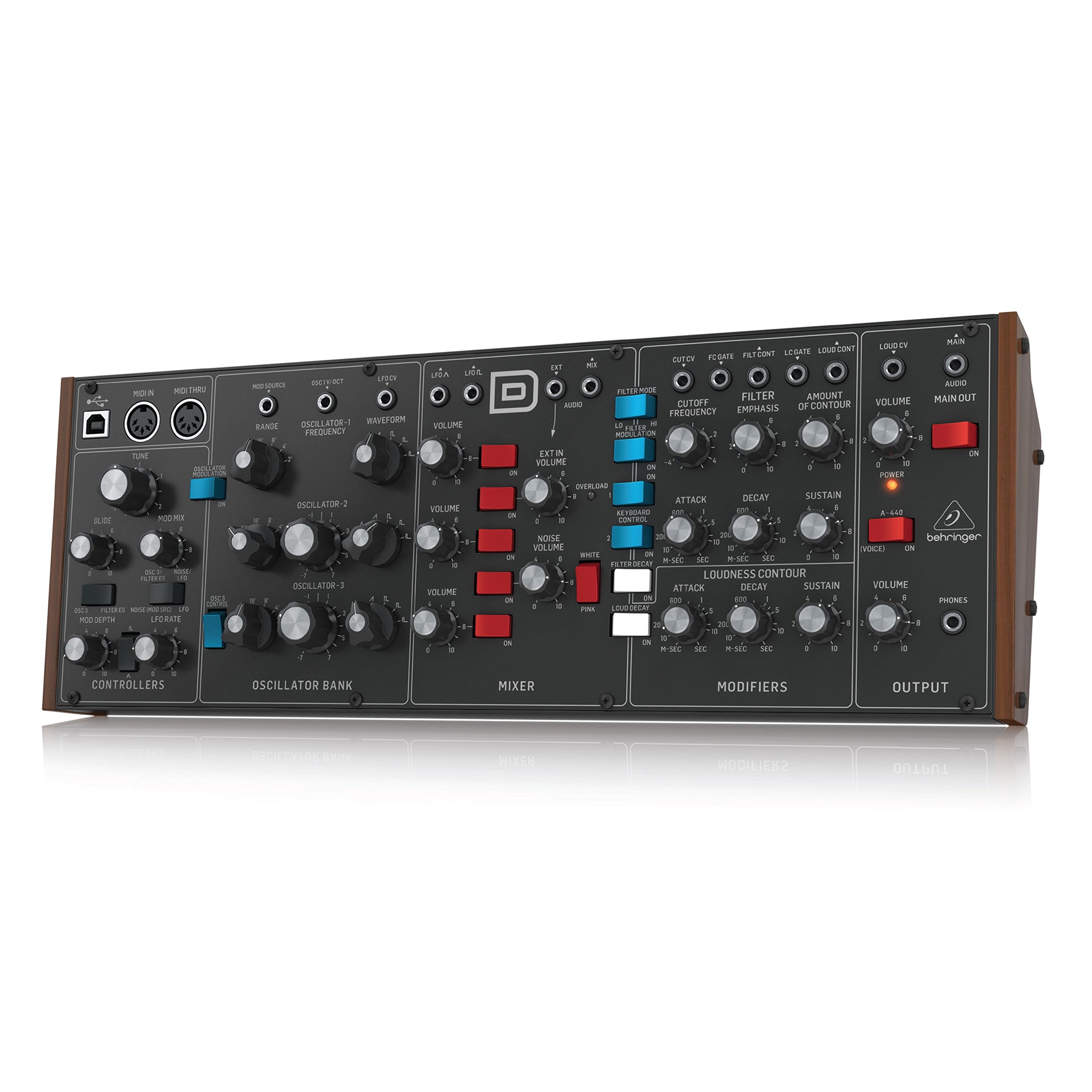 Behringer Model D synthétiseur analogique 3 VCO Eurorack