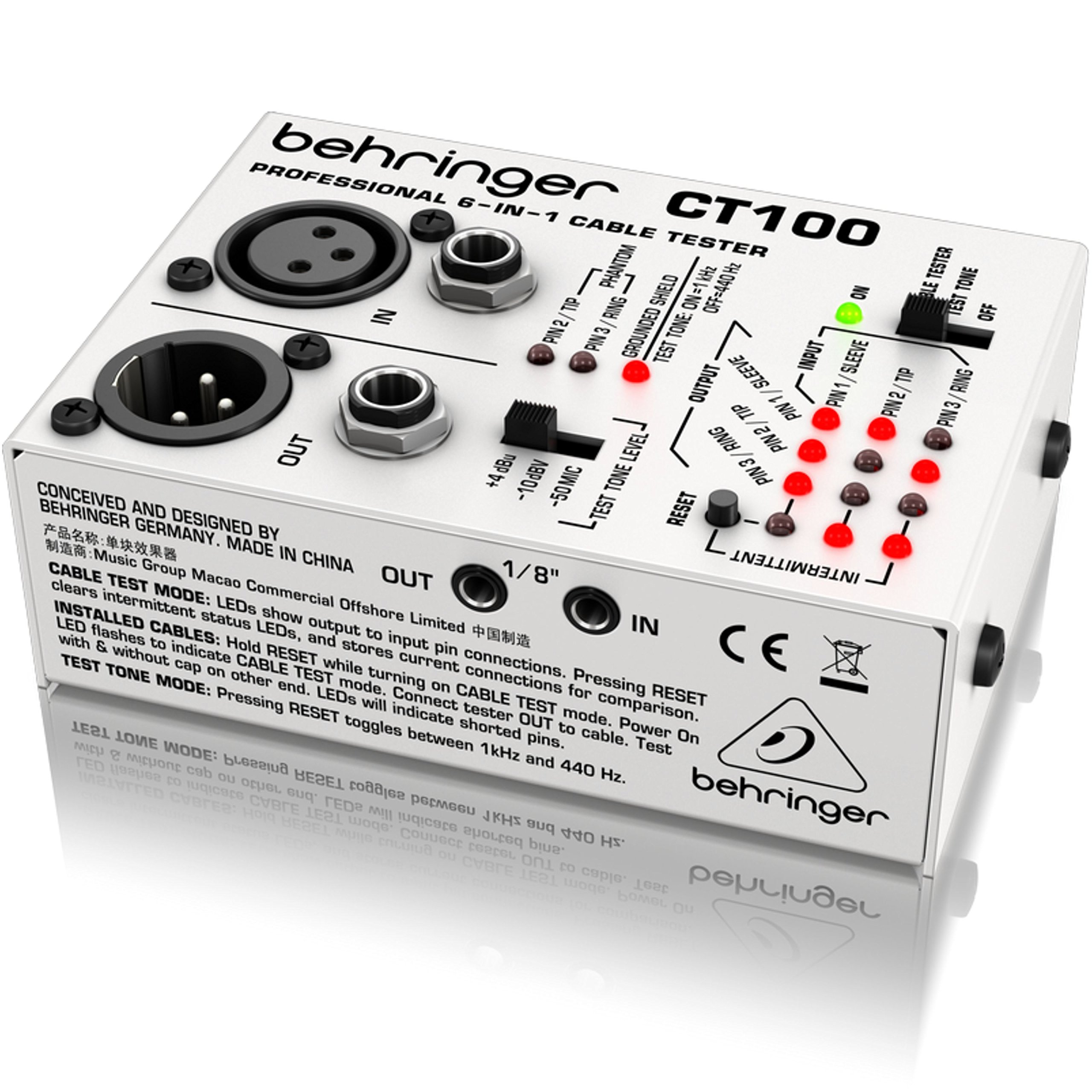 Behringer CT200 testeur câble 8-en-1 CT200