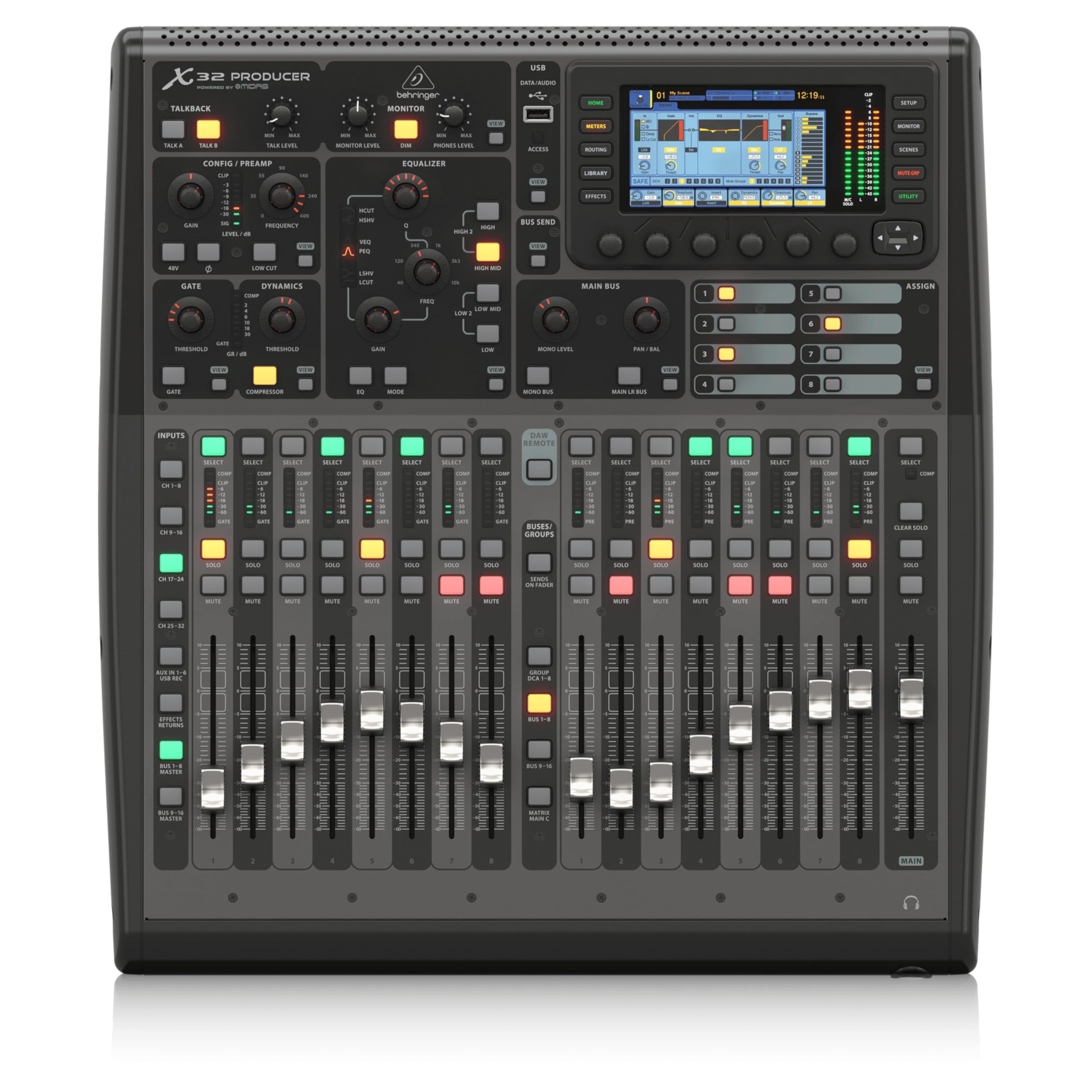 Behringer SD8 boîtier de scène 8 entrées AES50 Ultranet